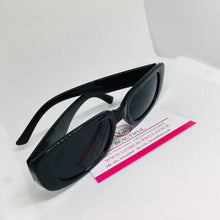 Load image into Gallery viewer, Black Rectangle Sunglasses