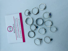 Load image into Gallery viewer, Silver Stacking Rings Set