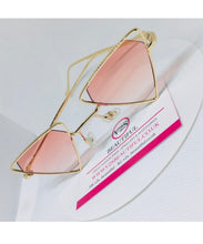 Load image into Gallery viewer, Pink Triangle Sunglasses