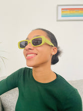 Load image into Gallery viewer, Green 90s Sunglasses