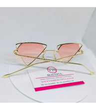 Load image into Gallery viewer, Pink Triangle Sunglasses