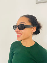 Load image into Gallery viewer, Black Rectangle Sunglasses