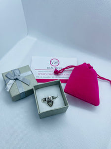 Love Heart Charm Ring