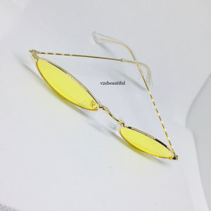 Small Yellow Sunglasses