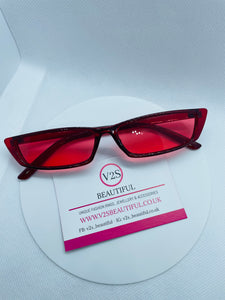 Red Lens Sunglasses