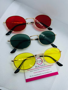 Oval Sunglasses, Yellow Oval sunglasses