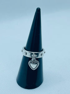 Love Heart Charm Ring