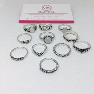 ring set sliver uk