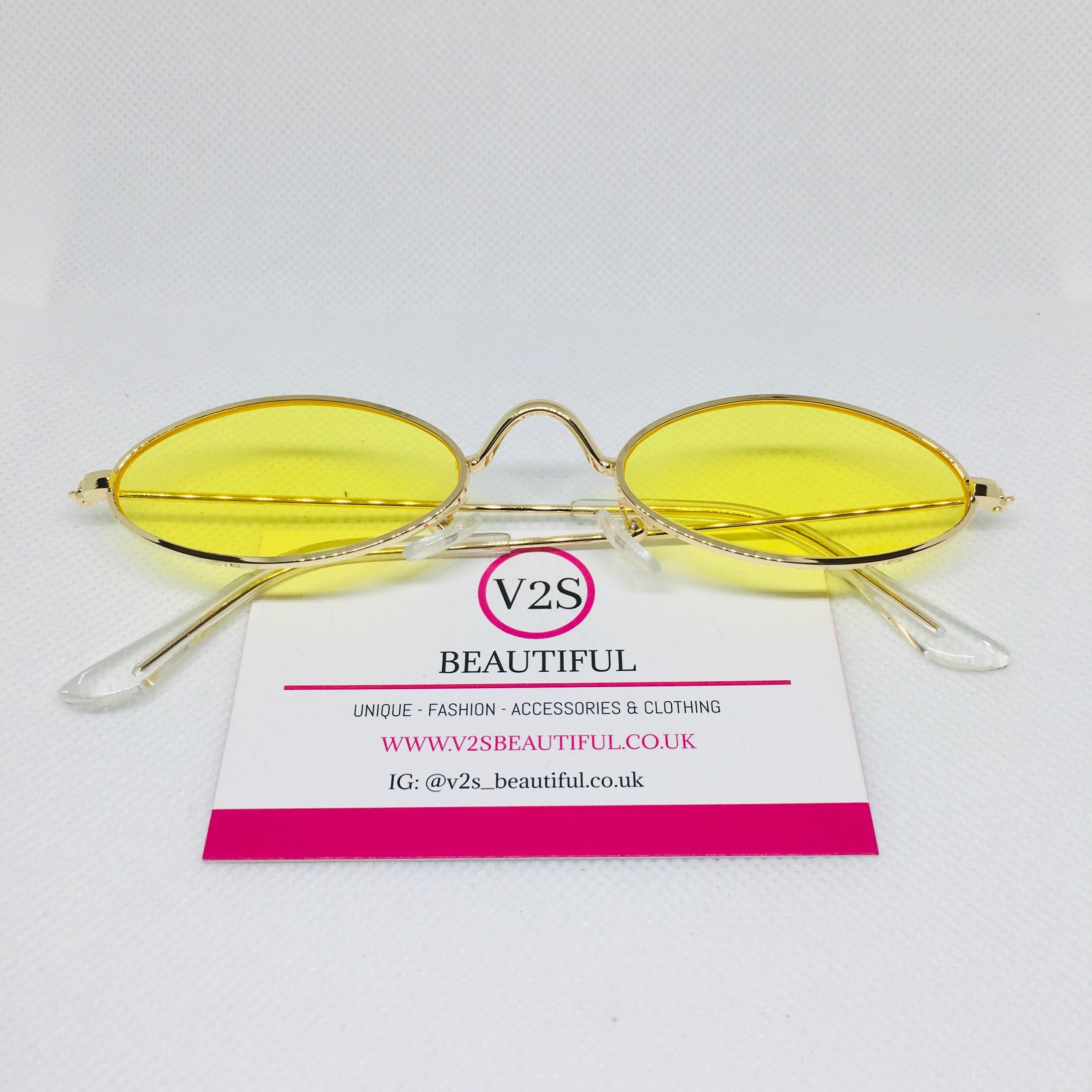 Small Yellow Sunglasses