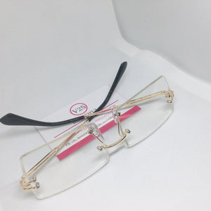 Y2k Rimless Transparent Sunglasses