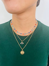 Load image into Gallery viewer, Evil Eye Multi Layered Necklace