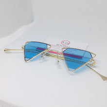 Load image into Gallery viewer, Blue Triangle Sunglasses